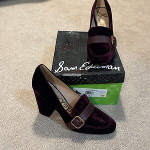 Sam Edelman Women's Dark Velvet Heels